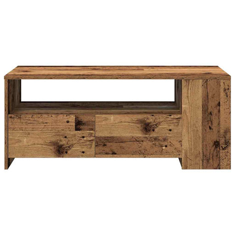 vidaXL Coffee Table Old wood 102 x 55 x 43.5 cm Engineered wood