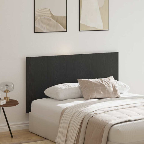 vidaXL Headboard Black oak 160 x 1,5 x 80 cm Engineered wood