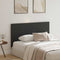 vidaXL Headboard Black oak 160 x 1,5 x 80 cm Engineered wood