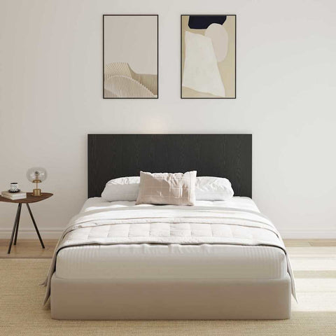 vidaXL Headboard Black oak 160 x 1,5 x 80 cm Engineered wood