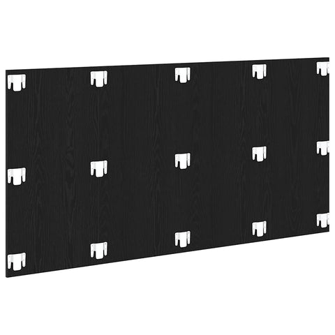 vidaXL Headboard Black oak 160 x 1,5 x 80 cm Engineered wood