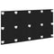 vidaXL Headboard Black oak 160 x 1,5 x 80 cm Engineered wood