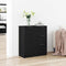 vidaXL Sideboard with Drawer Black 60 x 30 x 70 cm Engineered wood