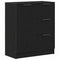 vidaXL Sideboard with Drawer Black 60 x 30 x 70 cm Engineered wood