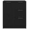 vidaXL Sideboard with Drawer Black 60 x 30 x 70 cm Engineered wood