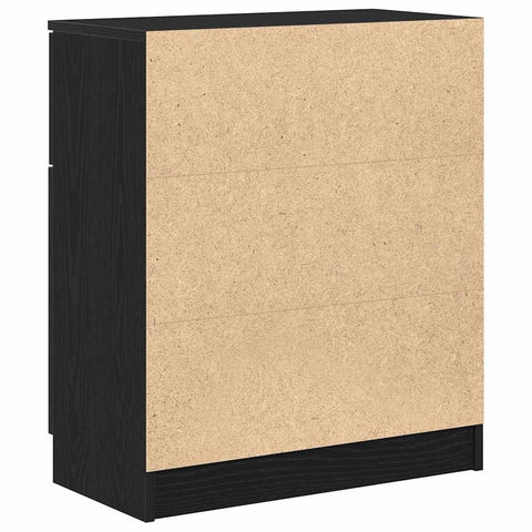 vidaXL Sideboard with Drawer Black 60 x 30 x 70 cm Engineered wood