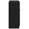 vidaXL Sideboard with Drawer Black 60 x 30 x 70 cm Engineered wood
