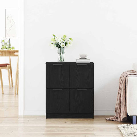 vidaXL Sideboard Black 60 x 30 x 70 cm Engineered wood