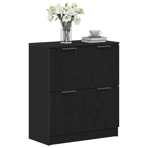 vidaXL Sideboard Black 60 x 30 x 70 cm Engineered wood
