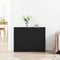 vidaXL Sideboard Black 90.5 x 30 x 70 cm Engineered wood
