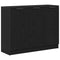 vidaXL Sideboard Black 90.5 x 30 x 70 cm Engineered wood