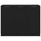 vidaXL Sideboard Black 90.5 x 30 x 70 cm Engineered wood