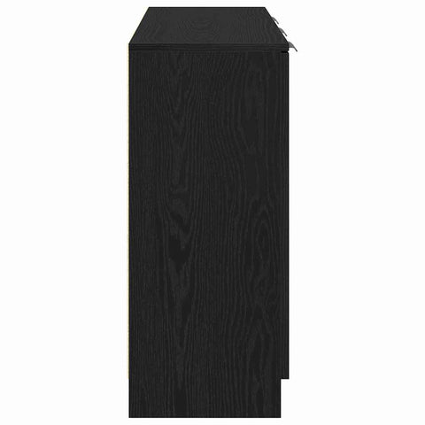 vidaXL Sideboard Black 90.5 x 30 x 70 cm Engineered wood