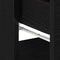 vidaXL Bedside Cabinet 2 pcs Black oak 40 x 35 x 65 cm Engineered wood