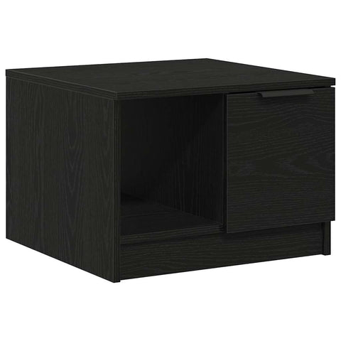 vidaXL Coffee Table Black oak 50 x 50 x 36 cm Engineered wood