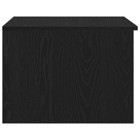 vidaXL Coffee Table Black oak 50 x 50 x 36 cm Engineered wood