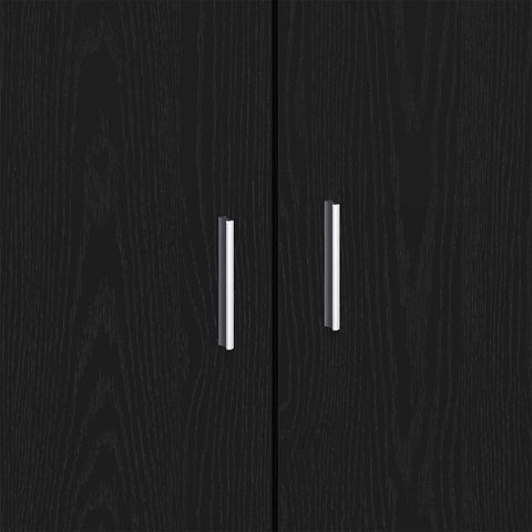 vidaXL Sideboard Black 80 x 40 x 75 cm Engineered wood