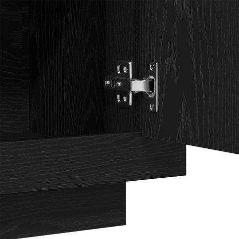 vidaXL Sideboard Black 80 x 40 x 75 cm Engineered wood