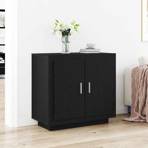 vidaXL Sideboard Black 80 x 40 x 75 cm Engineered wood