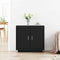 vidaXL Sideboard Black 80 x 40 x 75 cm Engineered wood