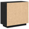 vidaXL Sideboard Black 80 x 40 x 75 cm Engineered wood