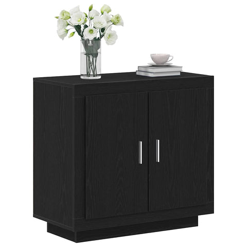 vidaXL Sideboard Black 80 x 40 x 75 cm Engineered wood