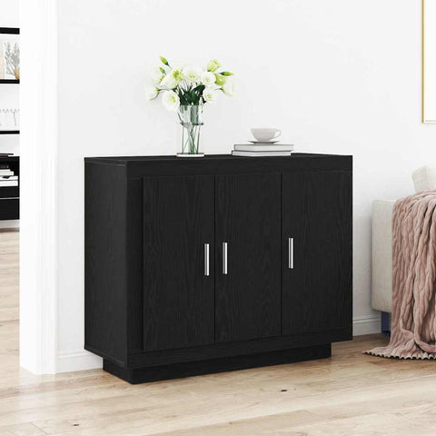 vidaXL Sideboard Black 92 x 35 x 75 cm Engineered wood