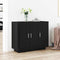 vidaXL Sideboard Black 92 x 35 x 75 cm Engineered wood