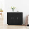 vidaXL Sideboard Black 92 x 35 x 75 cm Engineered wood