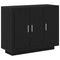 vidaXL Sideboard Black 92 x 35 x 75 cm Engineered wood
