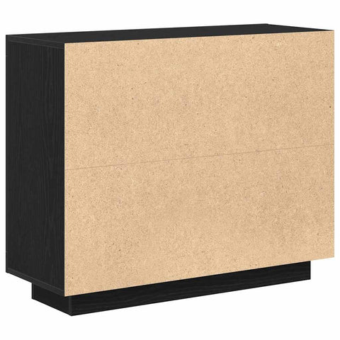 vidaXL Sideboard Black 92 x 35 x 75 cm Engineered wood