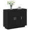 vidaXL Sideboard Black 92 x 35 x 75 cm Engineered wood