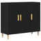 vidaXL Sideboard Black 90 x 34 x 80 cm Engineered wood