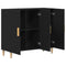 vidaXL Sideboard Black 90 x 34 x 80 cm Engineered wood