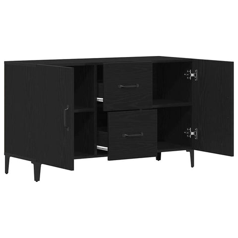 vidaXL Sideboard with Drawer Black 100 x 36 x 60 cm Engineered wood