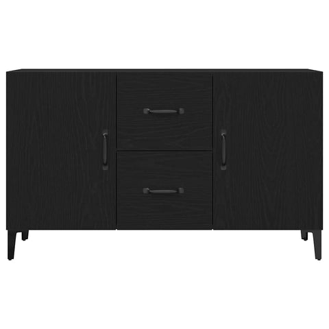vidaXL Sideboard with Drawer Black 100 x 36 x 60 cm Engineered wood