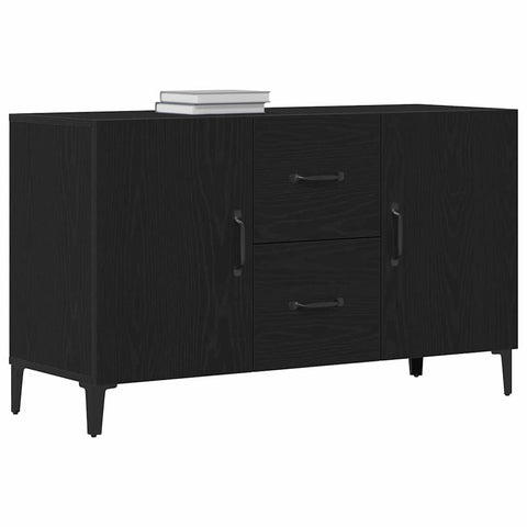 vidaXL Sideboard with Drawer Black 100 x 36 x 60 cm Engineered wood