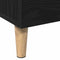 vidaXL Highboard with Drawer Black 70 x 31 x 115 cm Engineered wood