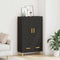 vidaXL Highboard with Drawer Black 70 x 31 x 115 cm Engineered wood