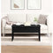 vidaXL Black Oak Coffee Table - 80 x 50.5 x 41.5 cm, Made from Engineered Wood