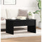 vidaXL Black Oak Coffee Table - 80 x 50.5 x 41.5 cm, Made from Engineered Wood