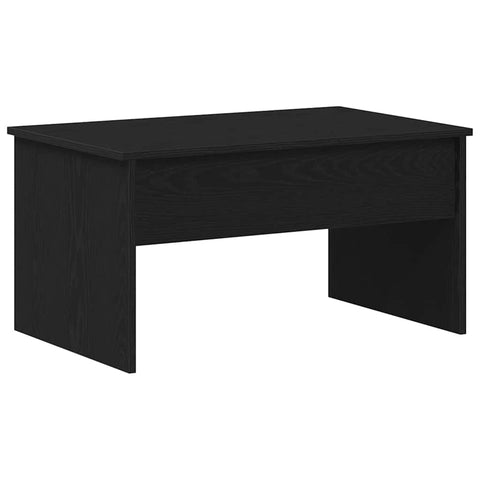 vidaXL Black Oak Coffee Table - 80 x 50.5 x 41.5 cm, Made from Engineered Wood