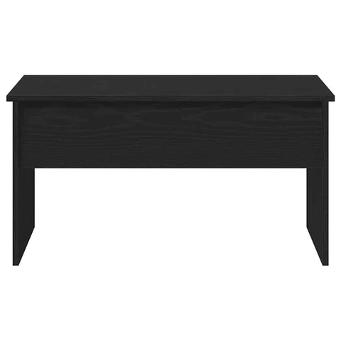 vidaXL Black Oak Coffee Table - 80 x 50.5 x 41.5 cm, Made from Engineered Wood