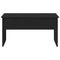 vidaXL Black Oak Coffee Table - 80 x 50.5 x 41.5 cm, Made from Engineered Wood