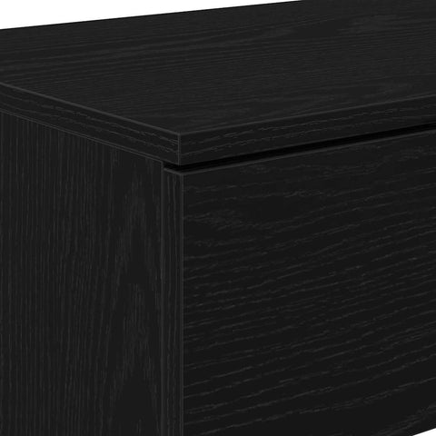 vidaXL Console Table Black oak 90 x 36 x 75 cm Engineered wood