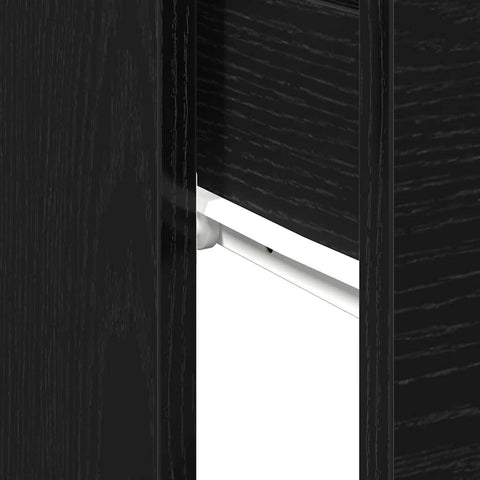 vidaXL Console Table Black oak 90 x 36 x 75 cm Engineered wood