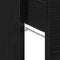 vidaXL Console Table Black oak 90 x 36 x 75 cm Engineered wood