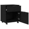 vidaXL File Cabinet Black oak 45 x 38 x 54 cm Engineered wood