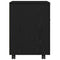 vidaXL File Cabinet Black oak 45 x 38 x 54 cm Engineered wood