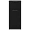 vidaXL Sideboards 2 pcs Black oak 30 x 30 x 70 cm Engineered wood